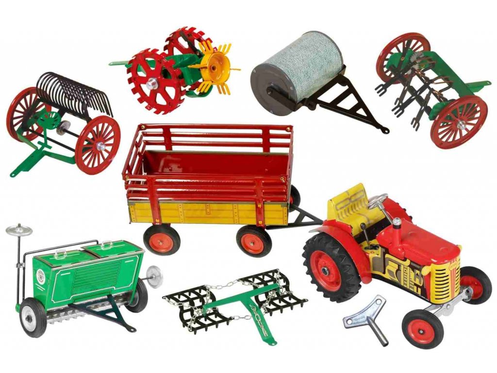 traktor a stroje na pole  pro děti