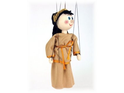 Dřevěná loutka - hračka ze dřeva - Desdemona