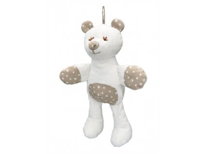 Maňásek pro nejmenší - Medvěd šustící - hračka z textilu
