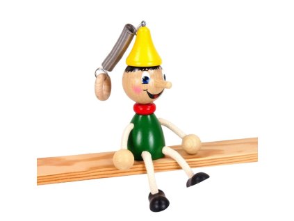 pinocchio figurka na pruzine