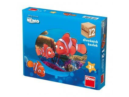 NEMO - dřevěné kostky 12 dílů