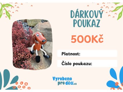 DÁRKOVÝ POUKAZ 500