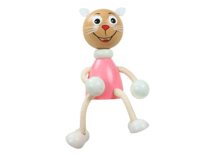 kocicka ruzova figurka pro deti od 3 let