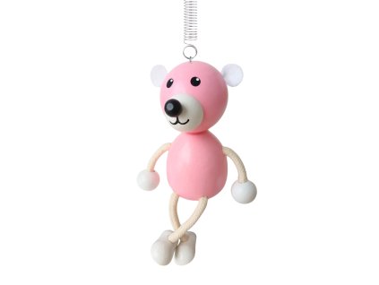 ruzovy medvidek figurka pro holky