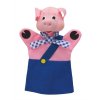 Maňásek - Prasátko Bobík - hračka z textilu 
