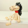 dreveny konik figurka