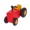 68132 dřevěný červený traktůrek hračka (2)