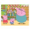 PEPA PIG - dřevěné kostky 12 dílů