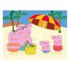 PEPA PIG - dřevěné kostky 12 dílů