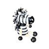 Zebra drevena klicenka KROKIDO