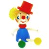 Figurka magnetka ze dřeva - Klaun klobouk