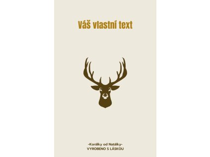 deer head logo (80 x 124 mm)