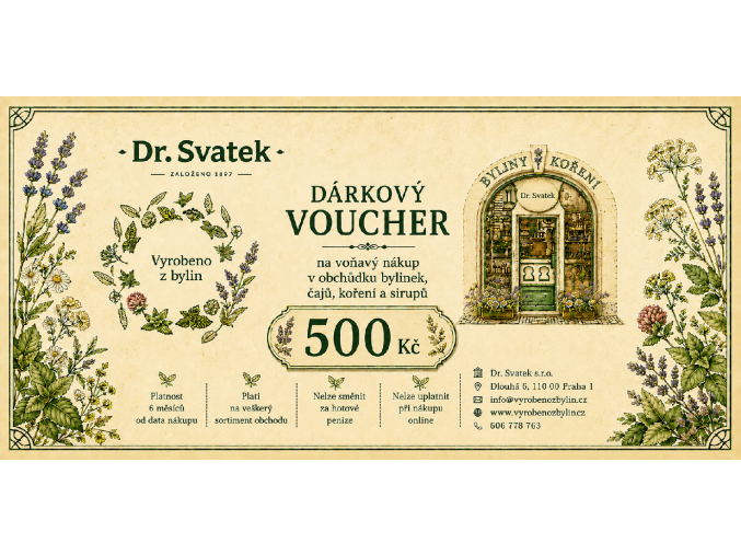 DÁRKOVÝ VOUCHER 500 KČ