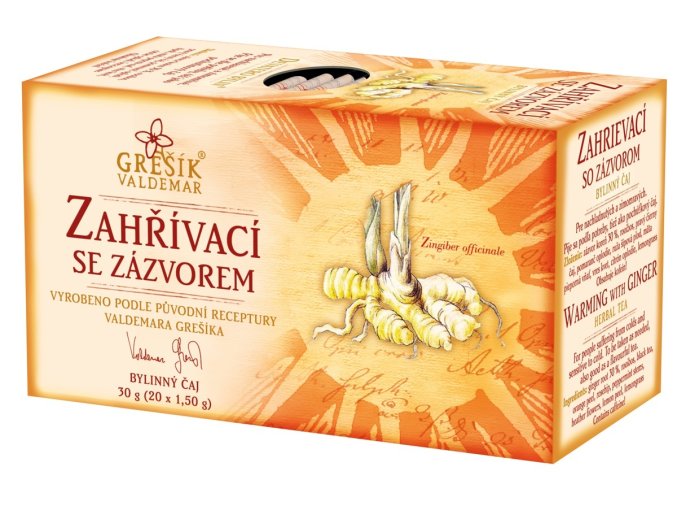 Zahřívací se zázvorem 20 x 1,5 g