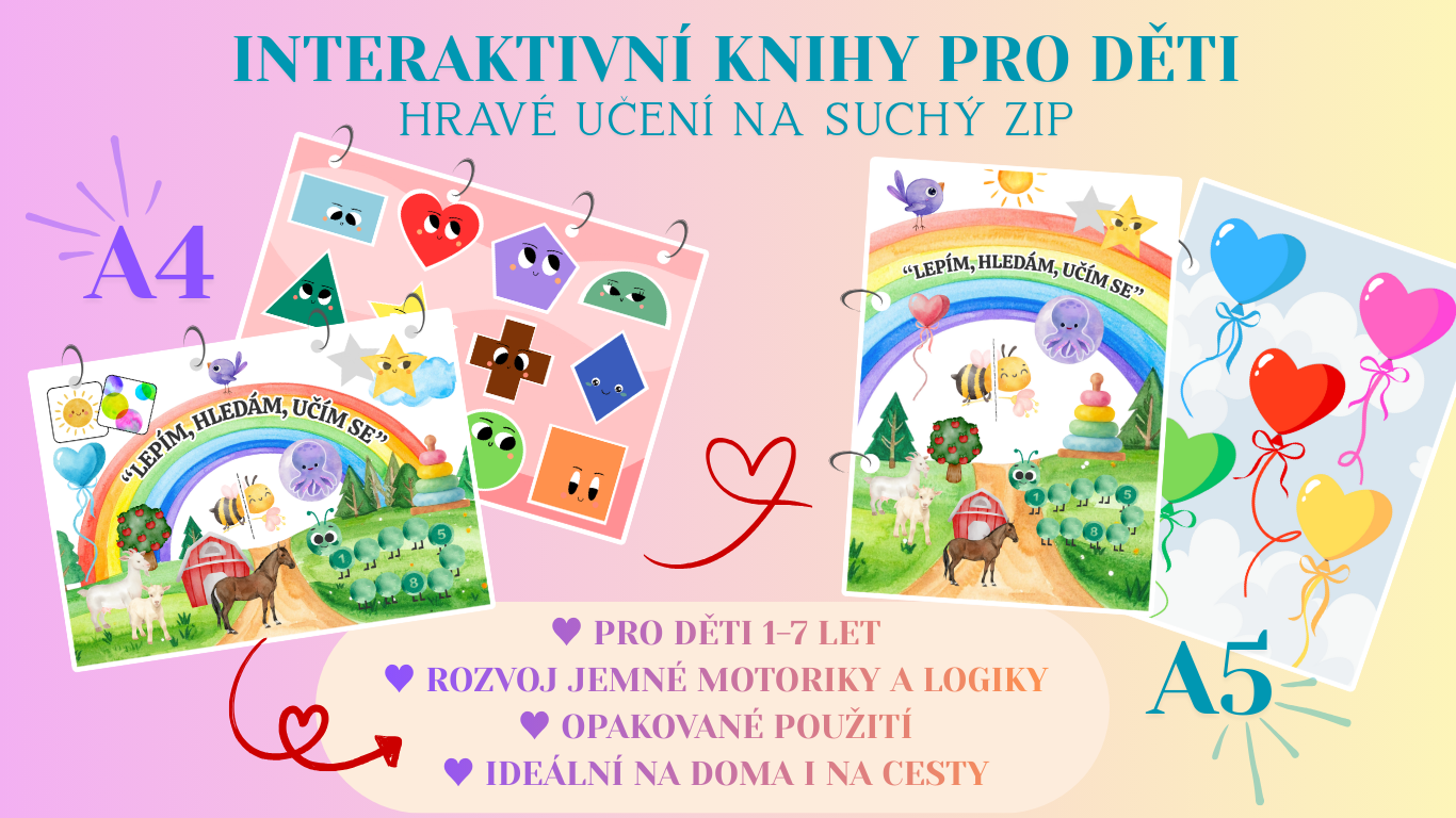 Interaktivní knihy pro děti - hravé učení