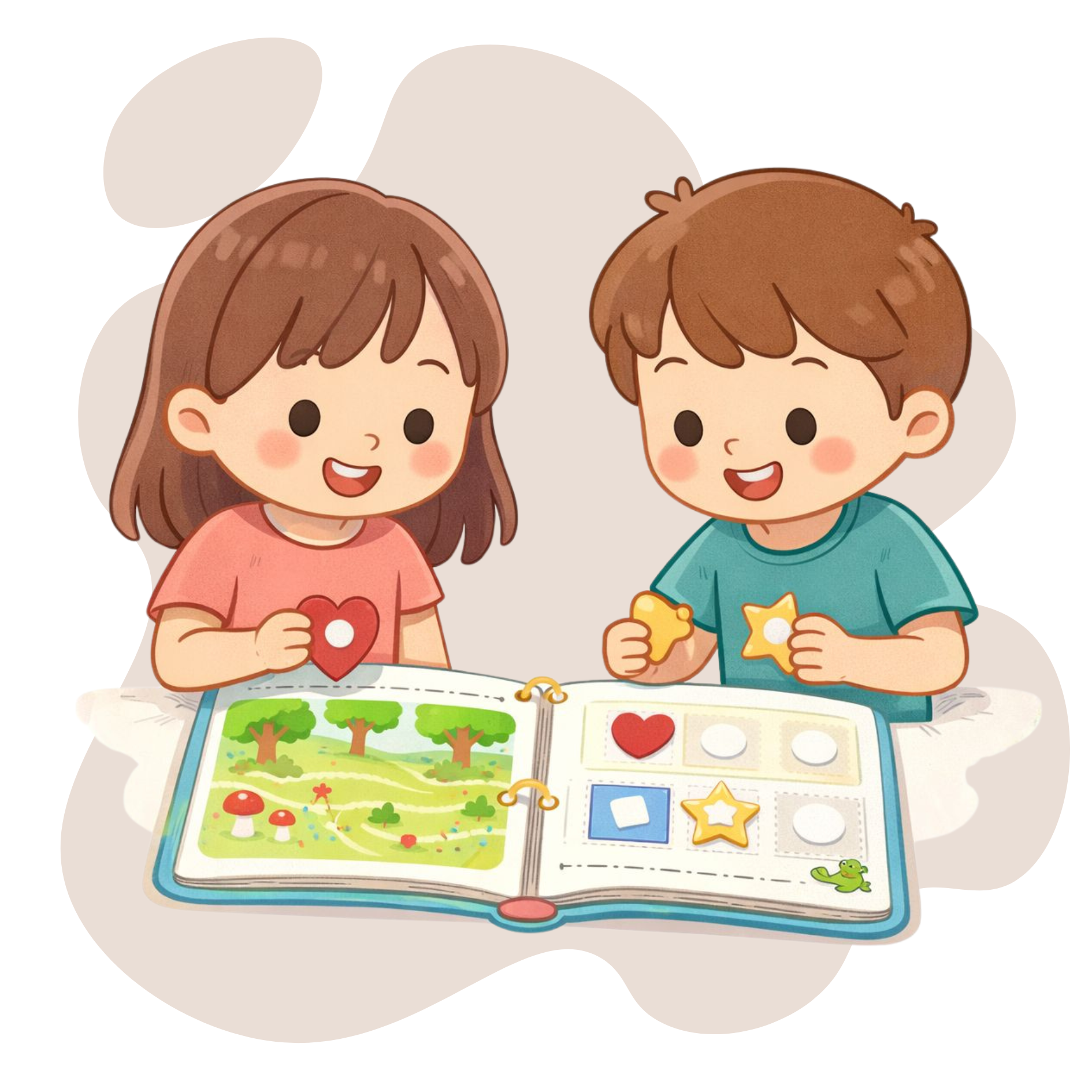 Pracovní listy a interaktivní knížky pro děti