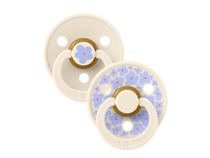 BIBS STUDIO Colour dudlíky z kaučuku 2ks - Jasmine - Ivory Mix