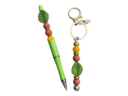 "Přívěšek + propiska" - zelená sada