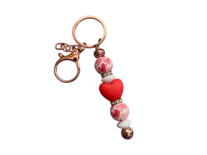 Přívěsek na klíče - Srdce