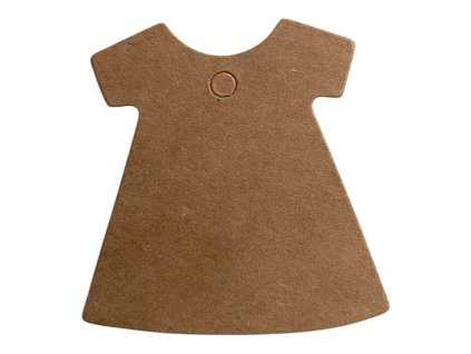 Visačka kraft - šaty (10ks)