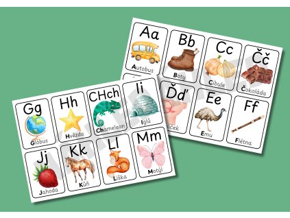 Komunikační kartičky - ABECEDA 2 (34ks)