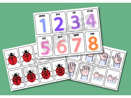 Komunikační kartičky - POČÍTÁNÍ (43ks)