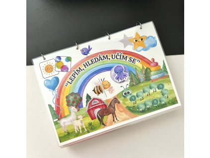 Moje první interaktivní knížka - "Lepím, hledám, učím se" (1-4 roky)