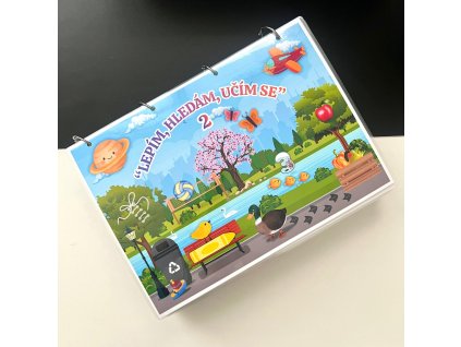 Moje druhá interaktivní knížka - "Lepím, hledám, učím se 2" (4-7 let)