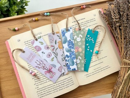 Záložky do knihy VELIKONOCE - sada 6 ks