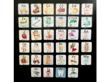Magnetky - Abeceda