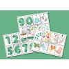 Komunikační kartičky - ČÍSLA DINO ZELENÉ (24ks)
