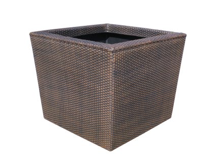 Kvetináč Bambus - XXL(420 x 420 x 840mm, hnedá