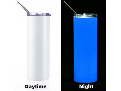 slo pl 600 ml hrncek so slamkou na sublimaciu modro svietiaci v tme 6214 2