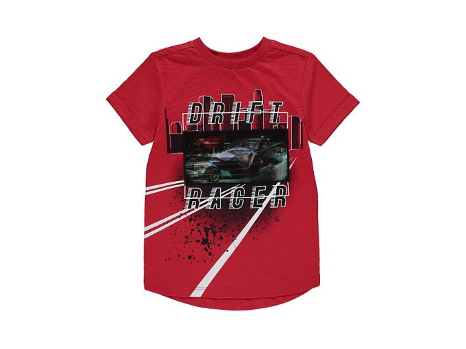CHLAPECKÉ TRIČKO S MĚNICÍM SE OBRÁZKEM "DRIFT RACER"