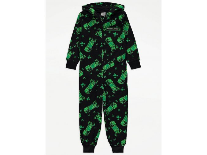 CHLAPECKÝ OVERAL FLEECOVÝ "MINECRAFT WORLD"