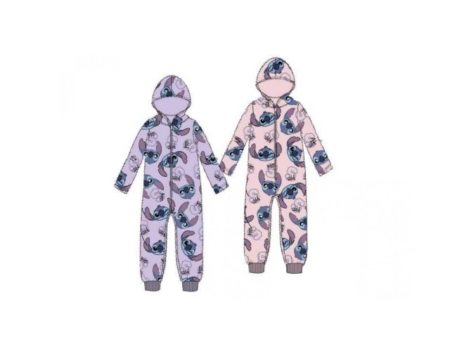 DÍVČÍ OVERAL FLEECOVÝ "STITCH CUTIE"