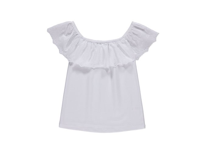DÍVČÍ TOP "BRODERIE"