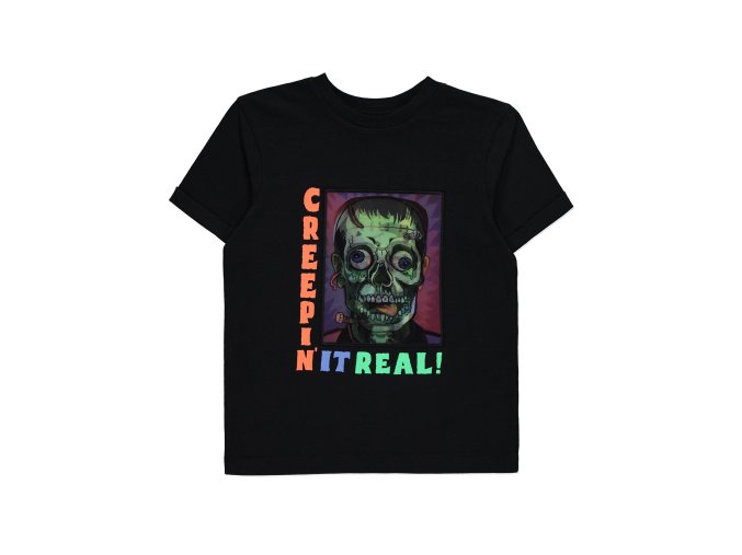 CHLAPECKÉ TRIČKO S MĚŇAVÝM OBRÁZKEM "CREEPIN"