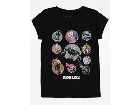 DÍVČÍ TRIČKO "ROBLOX BLACK"