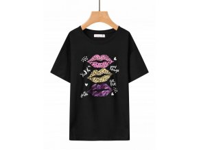 DÍVČÍ TRIČKO "LIPS"