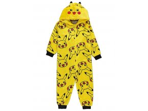 DÍVČÍ/CHLAPECKÝ OVERAL FLEECOVÝ  "POKÉMON PIKACHU"