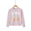 Girl s knitted long sleeve T shirt (4)