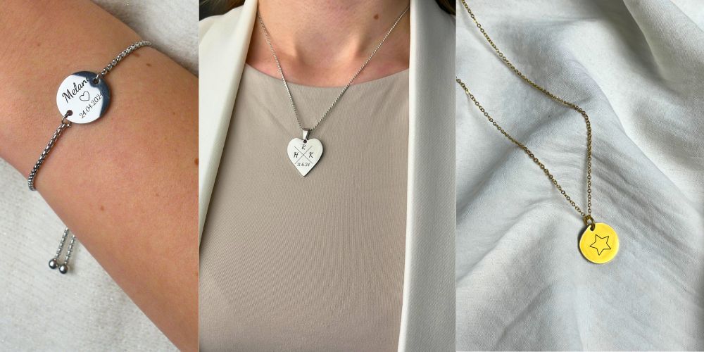 Personalizované šperky s gravírováním