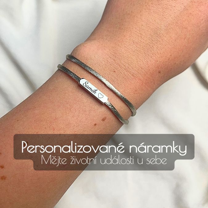 Náramek s gravírováním