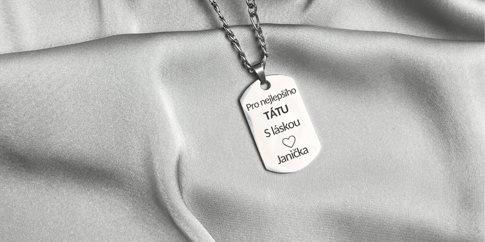 Pánské náhrdelníky a známky