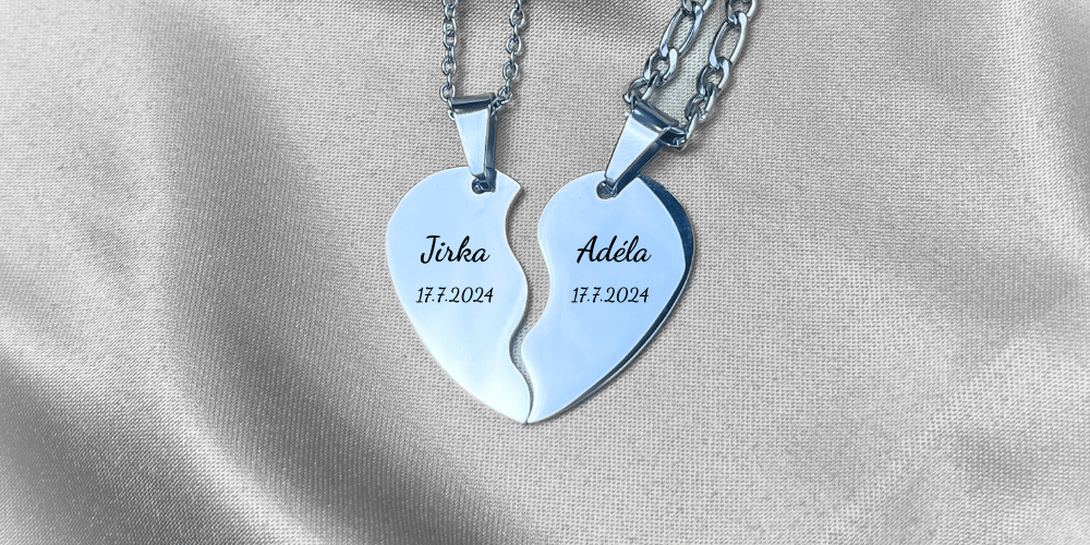 Párové přívěsky pro zamilované