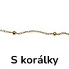 S korálky, zlatý