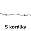 S korálky, stříbrný