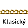Klasický náramek zlatý