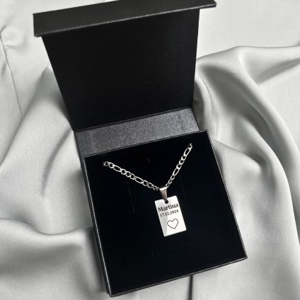 Pansky přívěsek s gravírovaním darkova krabička